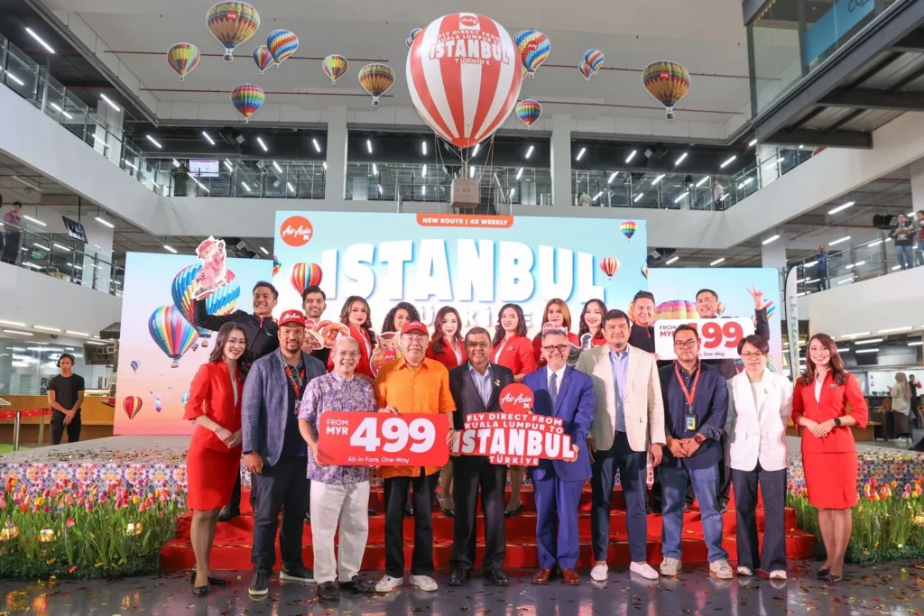 AirAsia X launching a new route to Istanbul, Türkiye today at AirAsia (1)