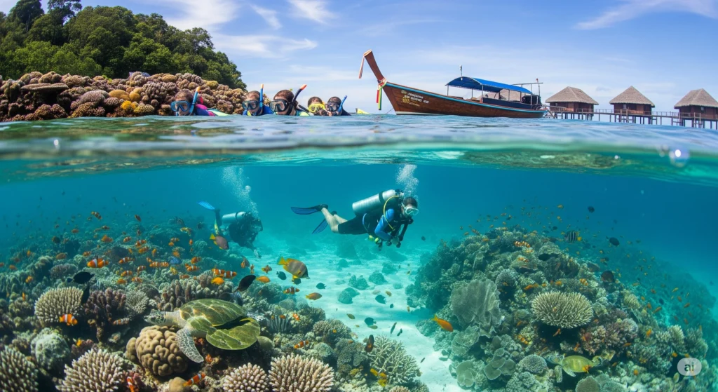 Diving and Snorkeling in MABUL ISLAND