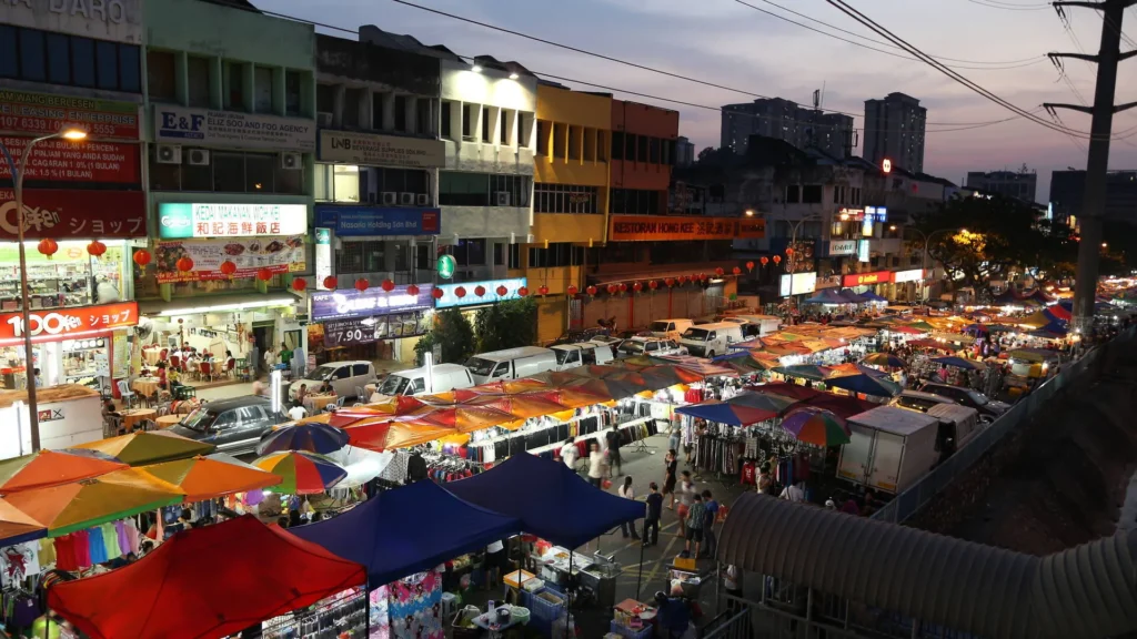 Taman Connaught Night Market Kuala Lumpur