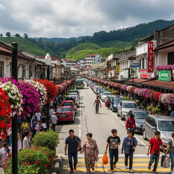 Tanah Rata is a town located in Cameron Highlands, Pahang, Malaysia
