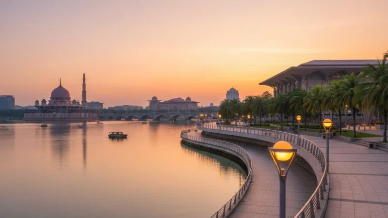 Exploring Putrajaya Lake Promenade