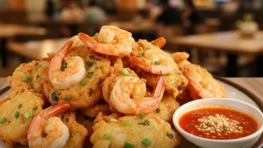Cucur Udang Prawn fritters