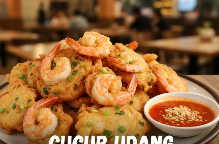 Cucur Udang Prawn fritters