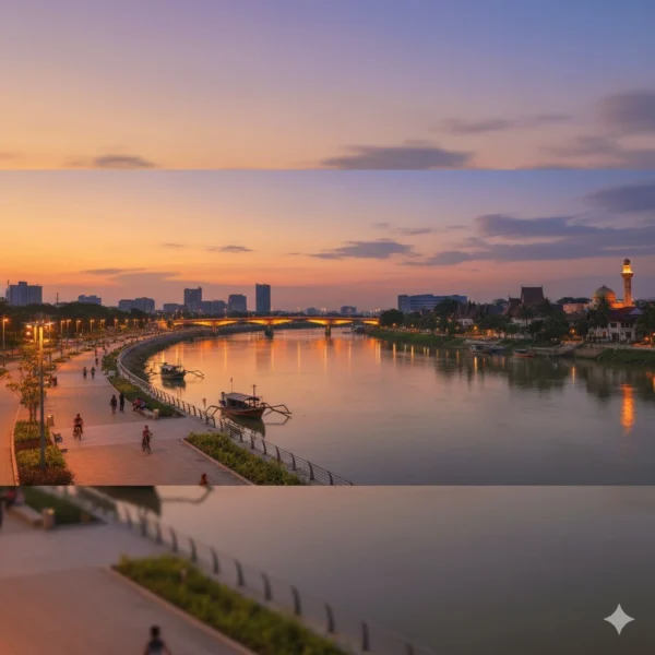 Kota Bharu Riverside & Kelantan River Esplanade