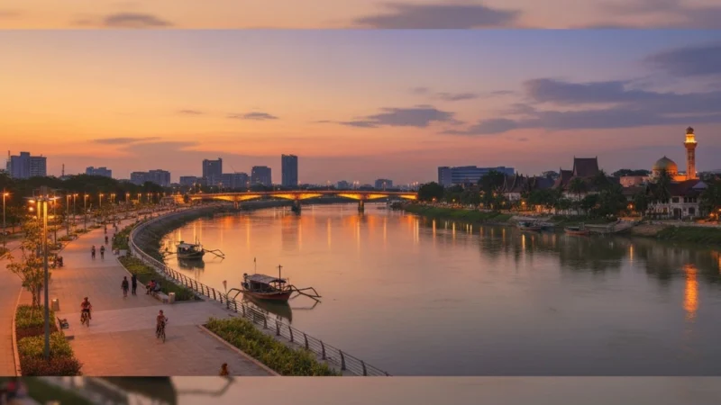 Kota Bharu Riverside & Kelantan River Esplanade