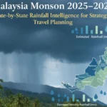 Malaysia Monsoon 2025–2026: State-by-State Rainfall Intelligence for Travel Planning