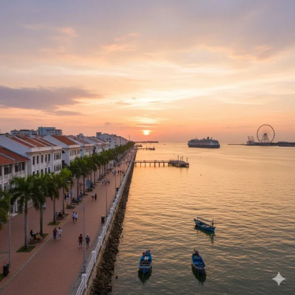Melaka Sea Front Banda Hilir Waterfront & Promenade