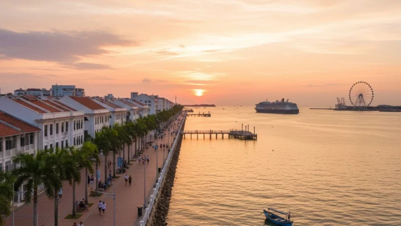 Melaka Sea Front Banda Hilir Waterfront & Promenade