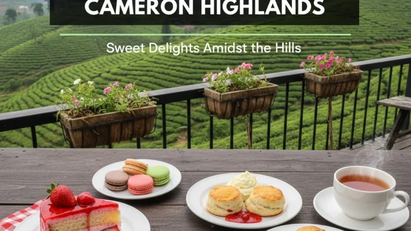 Top 10 Dessert Spots in Cameron Highlands