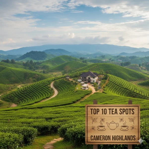 Top 10 Tea Spots in Cameron Highlands