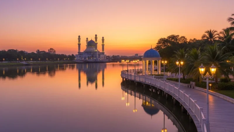 Muar Riverfront Tanjung Emas Waterfront Park