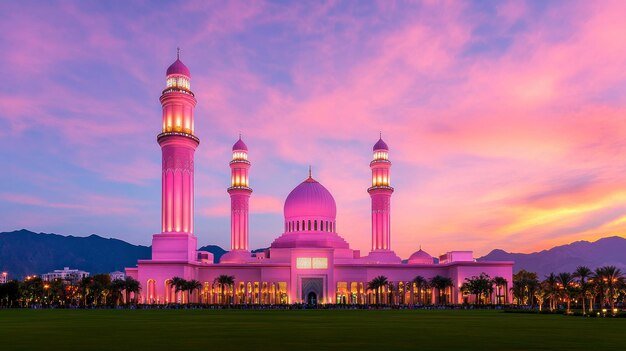 Majestic Pink Mosque